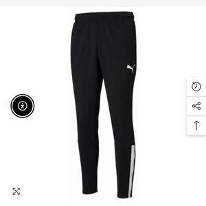 bnwt PUMA Team Liga 25 Training Pants Black